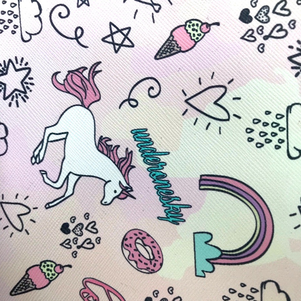 Pink printed backpack - Picture 8 of 10